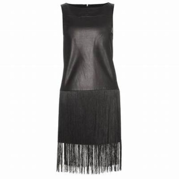🎉4X HOST PICK🎉 Rag & Bone “Corina” Lambskin Leather Fringe Dress - Picture 10 of 10
